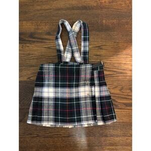 Smiths Bermuda Kilt Youth Size 6 Tartan Plaid Traditional England Pleated Wool